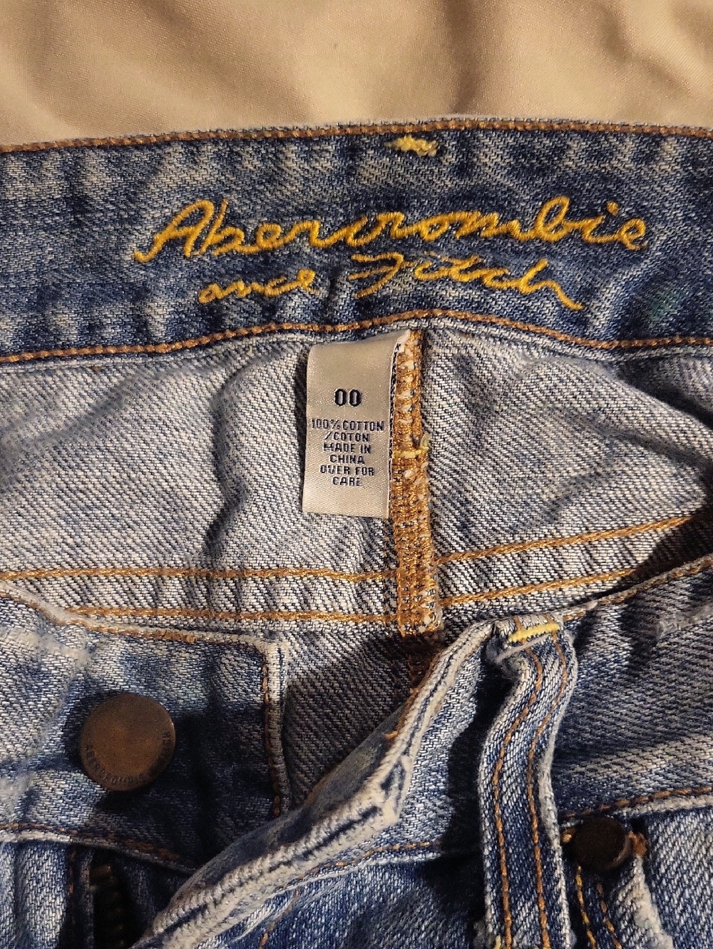 Abercrombie and Fitch jean skirt NWOT - Picture 5 of 5